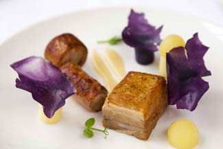 HONEY GLAZED CASTLEMINE FARM FREE RANGE PORK BELLY CONFIT